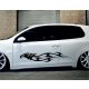 Repülő sas tuning matrica (30x150 cm)