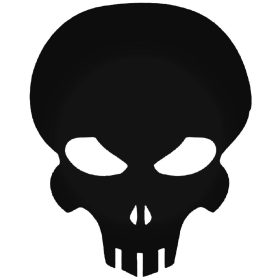 Halo halálfej matrica