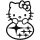 Hello Kitty Subaru matrica