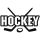 Hockey felirat matrica