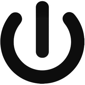 Kikapcsolás matrica