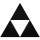 Zelda triforce "1" matrica