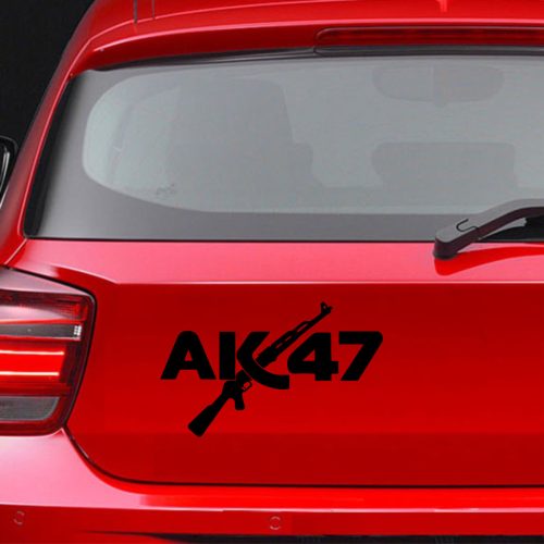 AK47 felirat Autómatrica