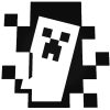 Minecraft Peeking matrica