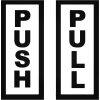 Push Pull felirat "2" Autómatrica