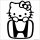 Honda matrica Hello Kitty