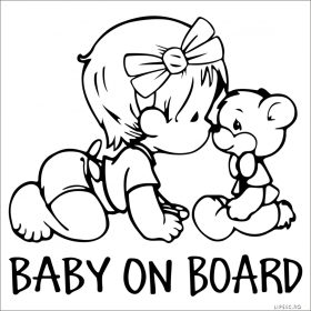 Baby on Board "15" autómatrica