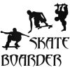 Skate Boarder matrica