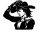Cowgirl - Szélvédő matrica