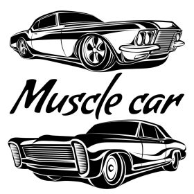 Muscle Car szett - Autómatrica (30 cm)