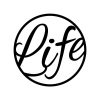 Life írott felirat Autómatrica