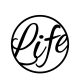 Life írott felirat Autómatrica