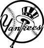 Yankees csapat matrica