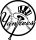 Yankees csapat matrica