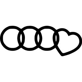 Audi matrica szivecske