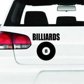 Billiards 8-as matrica