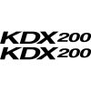 Kawasaki KDX 200 matrica készlet