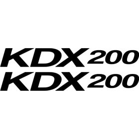 Kawasaki KDX 200 matrica készlet