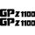 Kawasaki GPZ1100 matrica készlet
