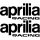 Aprilia Racing matrica készlet