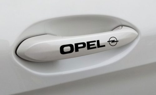 Opel kilincs matrica készlet 4 db