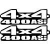 4x4 400ASi Suzuki matrica készlet