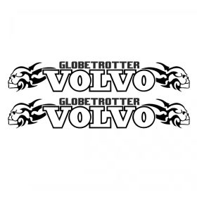 Volvo kamion matrica Globetrotter készlet