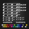 GT Bikes elit bicikli matrica szett