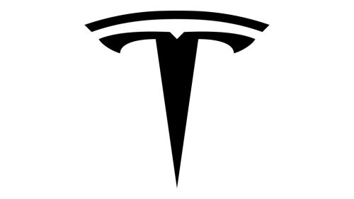 Tesla logó matrica
