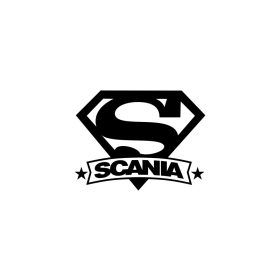 Scania Superman kamion matrica