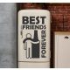 Best friens hűtő matrica