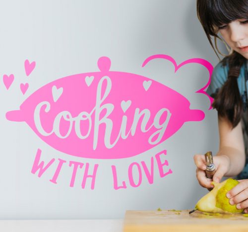 Cooking with love matrica
