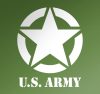 US ARMY katonai csillag matrica