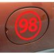 98-as üzemanyag tanksapka matrica