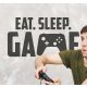 Eat Sleep Game fiús falmatrica