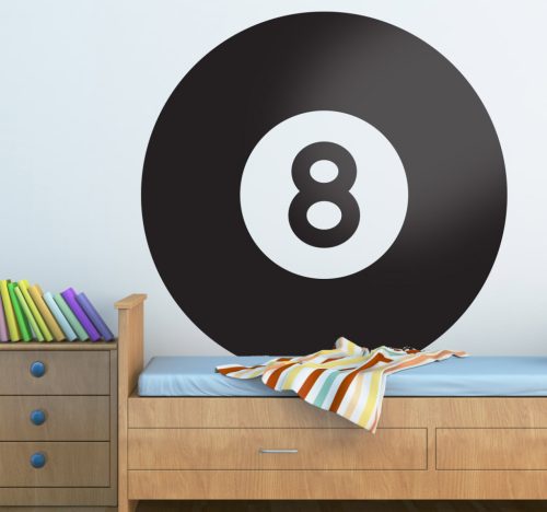8 Ball gyerekszoba falmatrica
