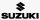 Suzuki logó alatta felirat matrica