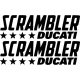 Ducati Scrambler matrica szett