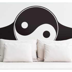 Ying-Yang fali dekoráció matrica