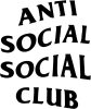 Anti Social Social Club prémium matrica