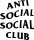 Anti Social Social Club prémium matrica