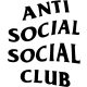 Anti Social Social Club prémium matrica