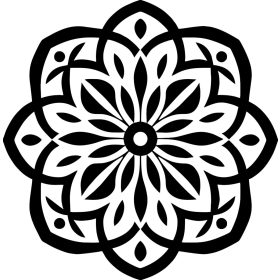 Díszes mandala matrica