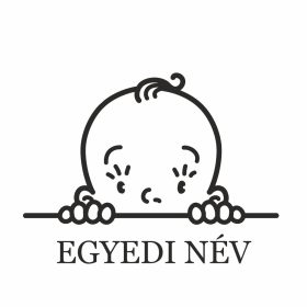 Egyedi neves fiú baba matrica