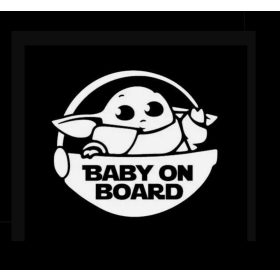 Mandalóri Baby on board matrica
