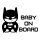 Batman Baby on Board matrica