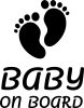 Baba on board matrica