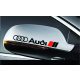 Prémium Audi visszapillantó matrica 2 db