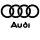 Audi logó matrica retró felirattal