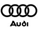 Audi logó matrica retró felirattal